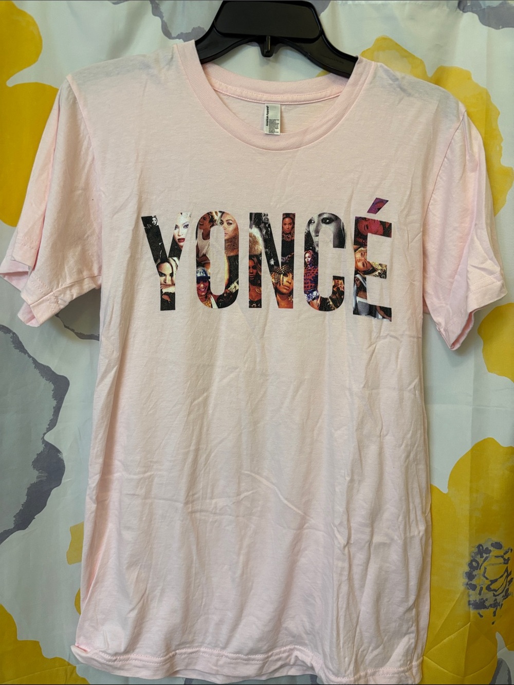 American Apparel Light Pink Yoncé Graphic Tee